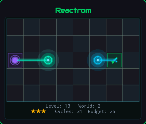Description of the Reactrom solution GIF showing robotic arm moving atoms
